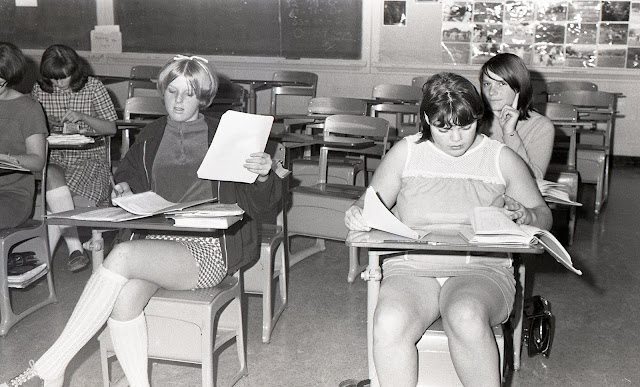 Vintage teenager grannies miniskirt